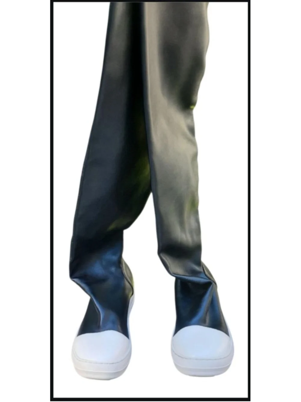 Over-the-Knee Platform Sneaker Boots | Rick Owens Style | Black | Size 6